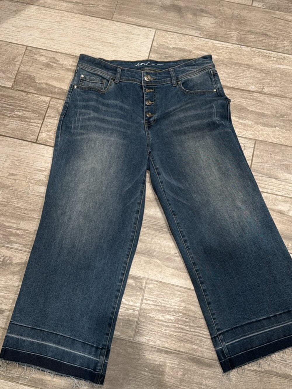 INC cropped jeans
